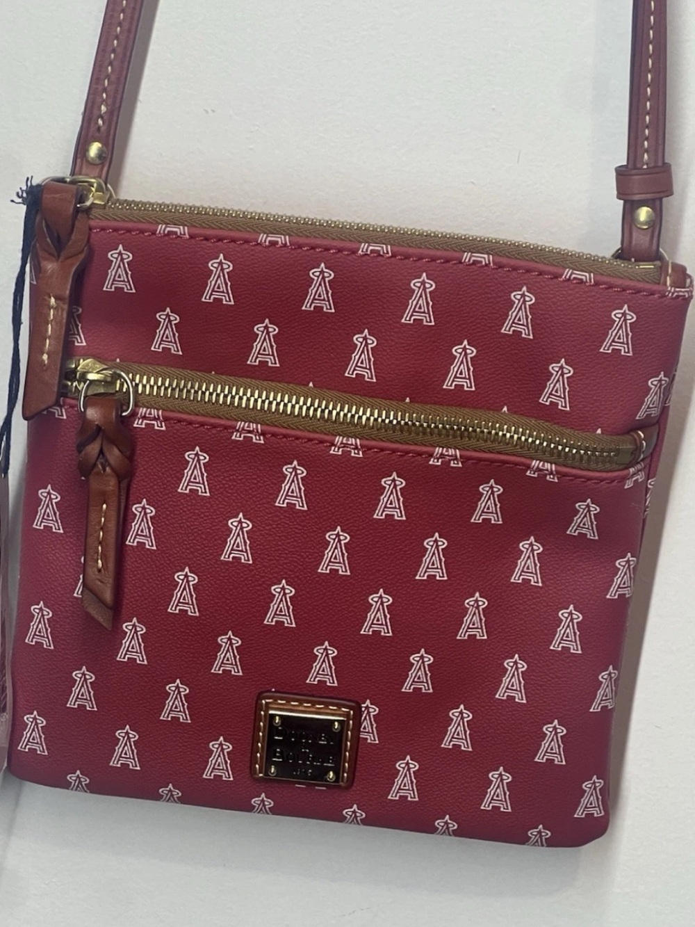 Anaheim Angels MLB Baseball Official Dooney And Bourke Crossbody Bag BNWT